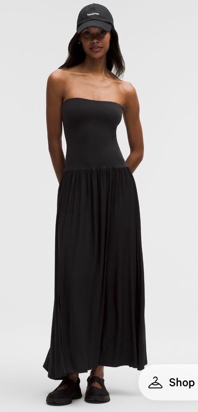 Lululemon 2 in 1 Foldover Maxi Dress XL Large NWT